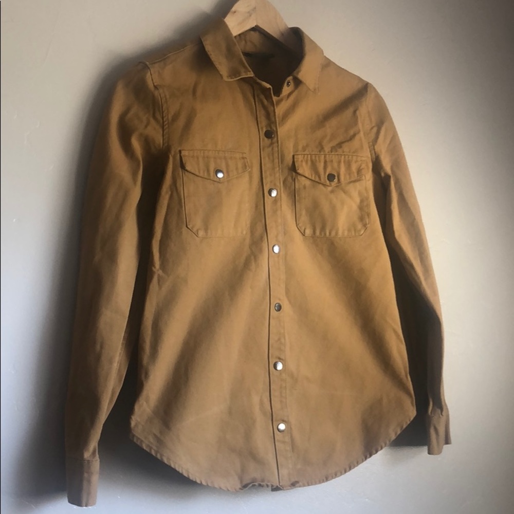 Empyre Dark Mustard Button-Down Shirt